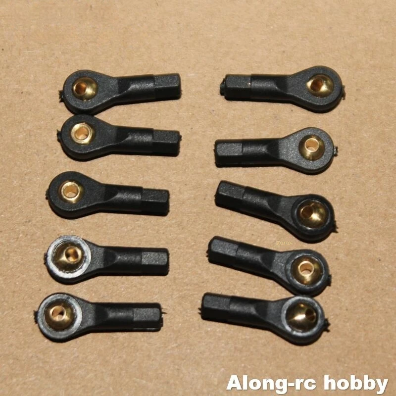 Along-RC Hobby RC Airplane Ball Head Push Pull Rod Servo Linkage Rod Set for Electric Fixed Wing Glider 3D Aircraft Model Parts
