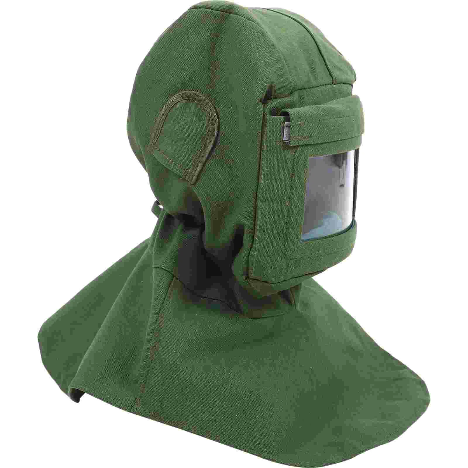 Sandblasted Shawl Hat Anti-dust Hood Sandblasting Protective Cap Cape Spray Paint Glass for Full Coverage