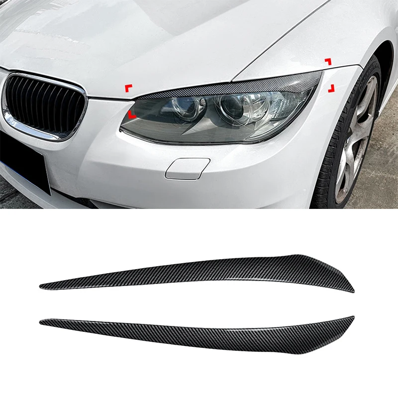

Car Headlight Eyebrows Eyelid Cover Stickers For BMW 3 Series E92 E93 LCI 2010 2011 2012 Body Kit Tuning