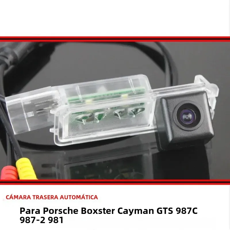 Para Porsche Boxster Cayman GTS 987C 987-2 981 HD CCD coche inverso respaldo retrovisor estacionamiento cámara de visión trasera visión nocturna