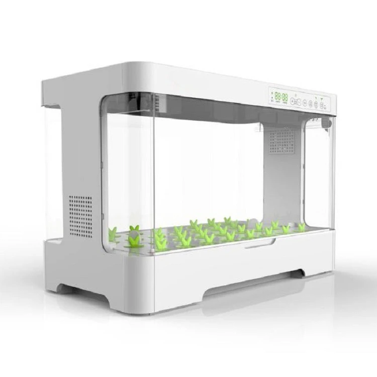 2026 Desktop Hydroponic Planter Full Spectrum LED Supplement Light Automatic Water Cycle Indoor Fruit Veggie Soilless Grow Box