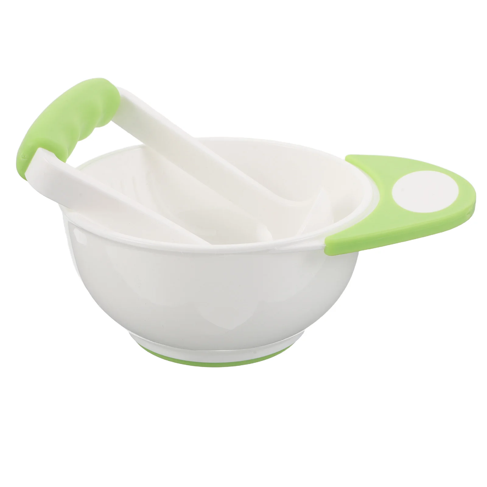 

1 Set Baby Food Masher Bowl Portable Grinding Bowl For Infant Complementary Food Smooth Puree Maker Mash Tool Vegetables Fruits