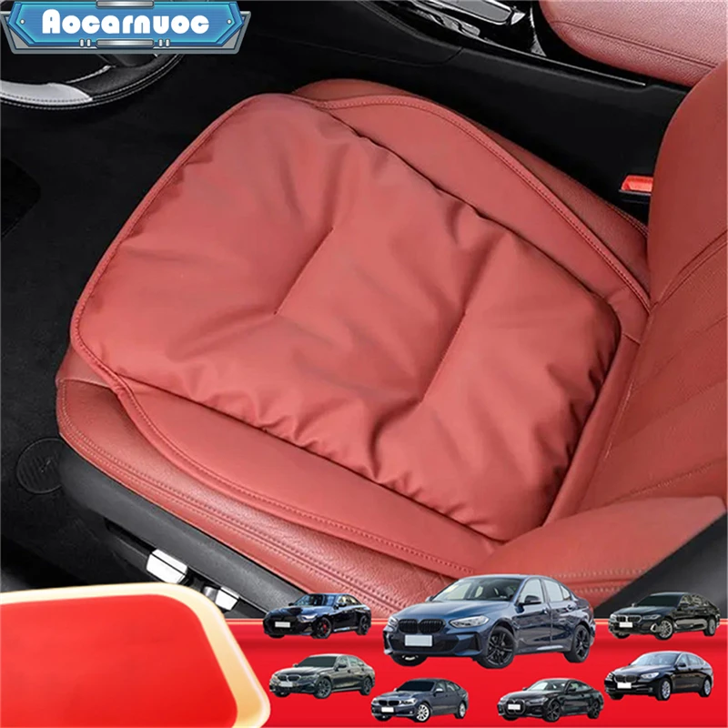 

1pcs Car Seat Cushion For BMW 1 2 3 4 5 6 7 8 Series i3 i4 i5 i7 M3 M4 M5 M6 M8 M240i M760Le M235L Leather Interior Supplies