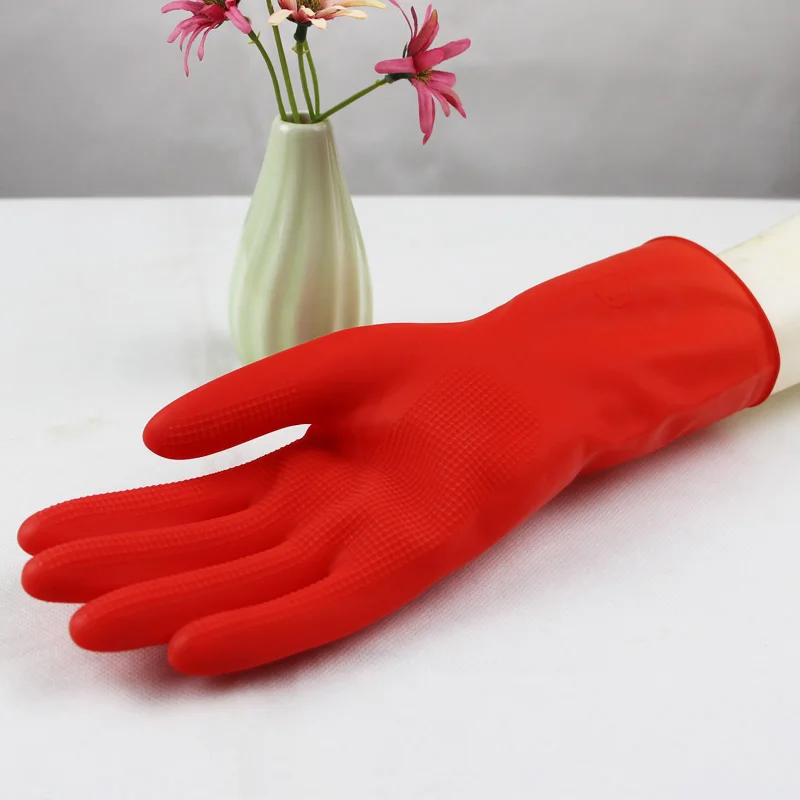 10Pairs Flexible Waterproof Dishwashing  Impervious Durable Kitchen Clean Tools Acid and Alkali Resistant Rubber Gloves