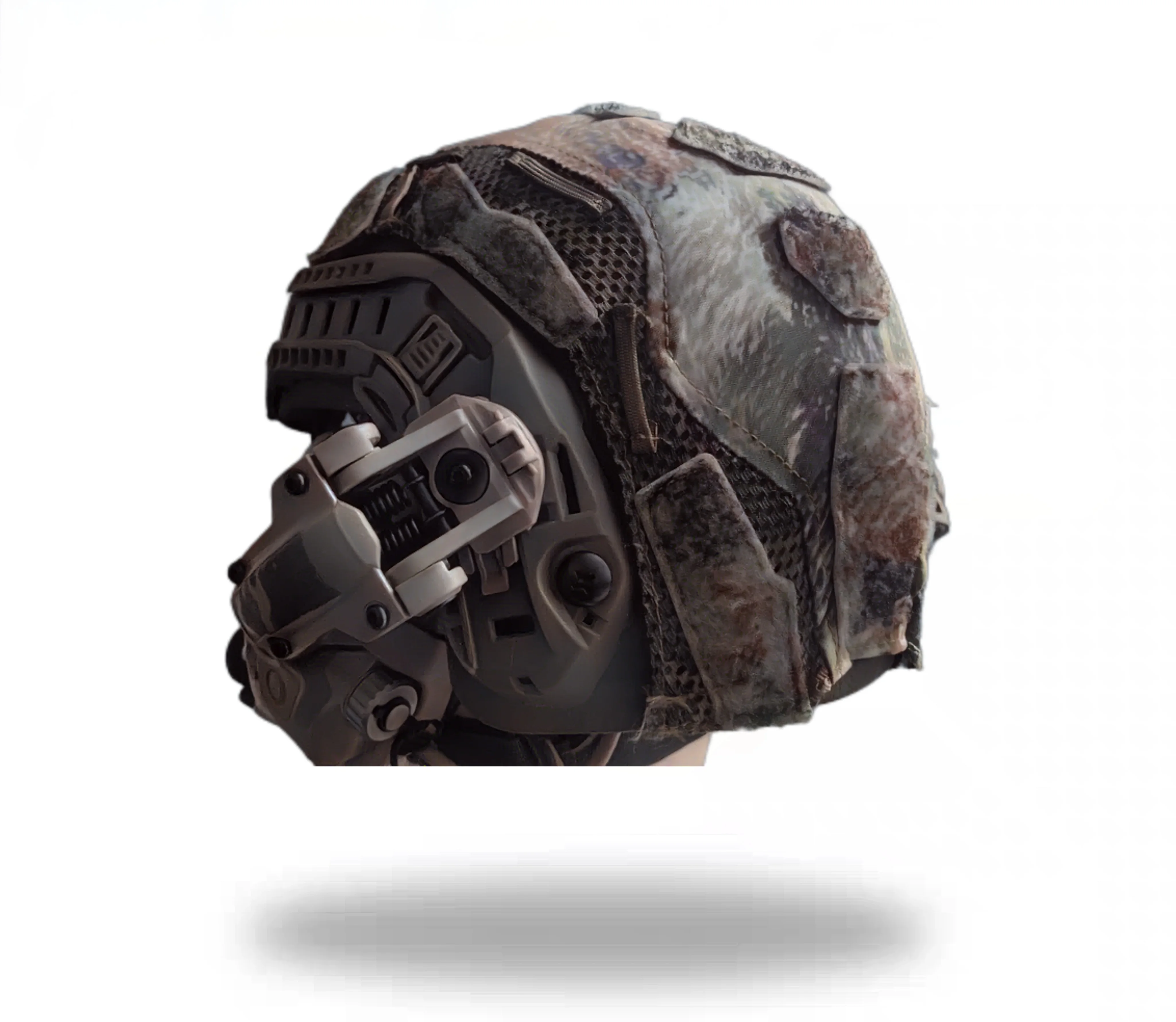 starry-orange-peel-four-sided-elastic-tactical-helmet-cover