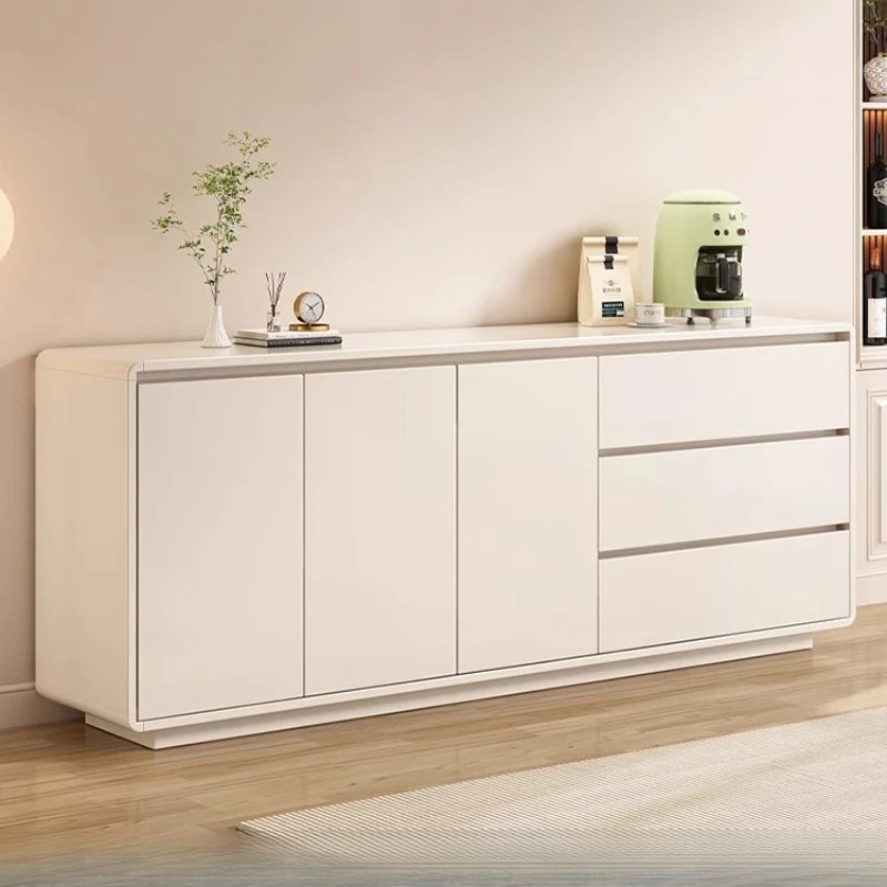 

Solid wood, side cabinet, against the wall, integrated, storage, tea, kitchen, storage