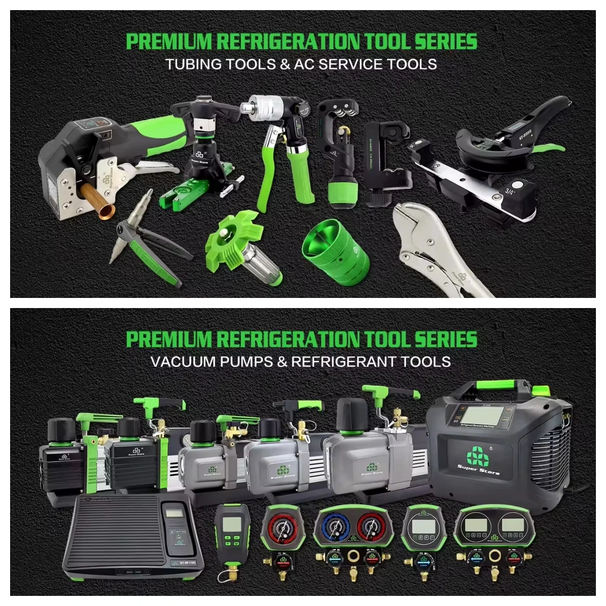 

High Quality St-300AL Tube Expander Tool Set 11 Expansion Heads 1-Year Warranty Refrigeration Parts HVAC Tools Kit 2024