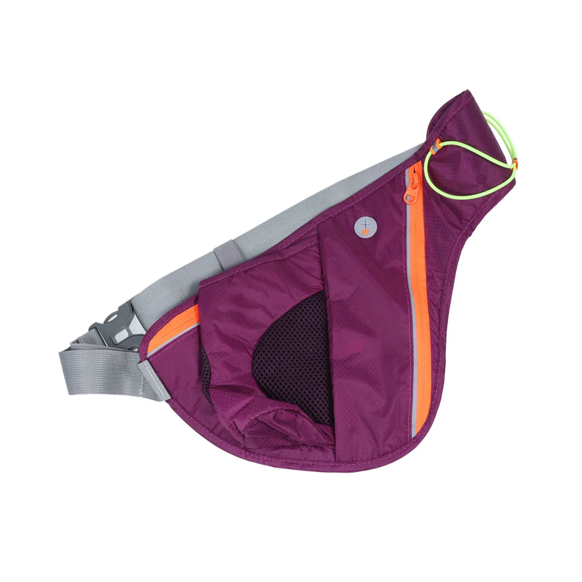 Sports Running Belt Waist Bag Water Resistant Nylon Multi Pocket with Headphone Port Fits 60-112Cm Waist for Hiking Camping