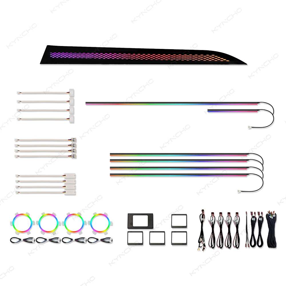 

KYNCHO for CX4 LED Neon Car Ambient Light Interior Car Modification with Symphony LED Lamp Auto Interior Lighting