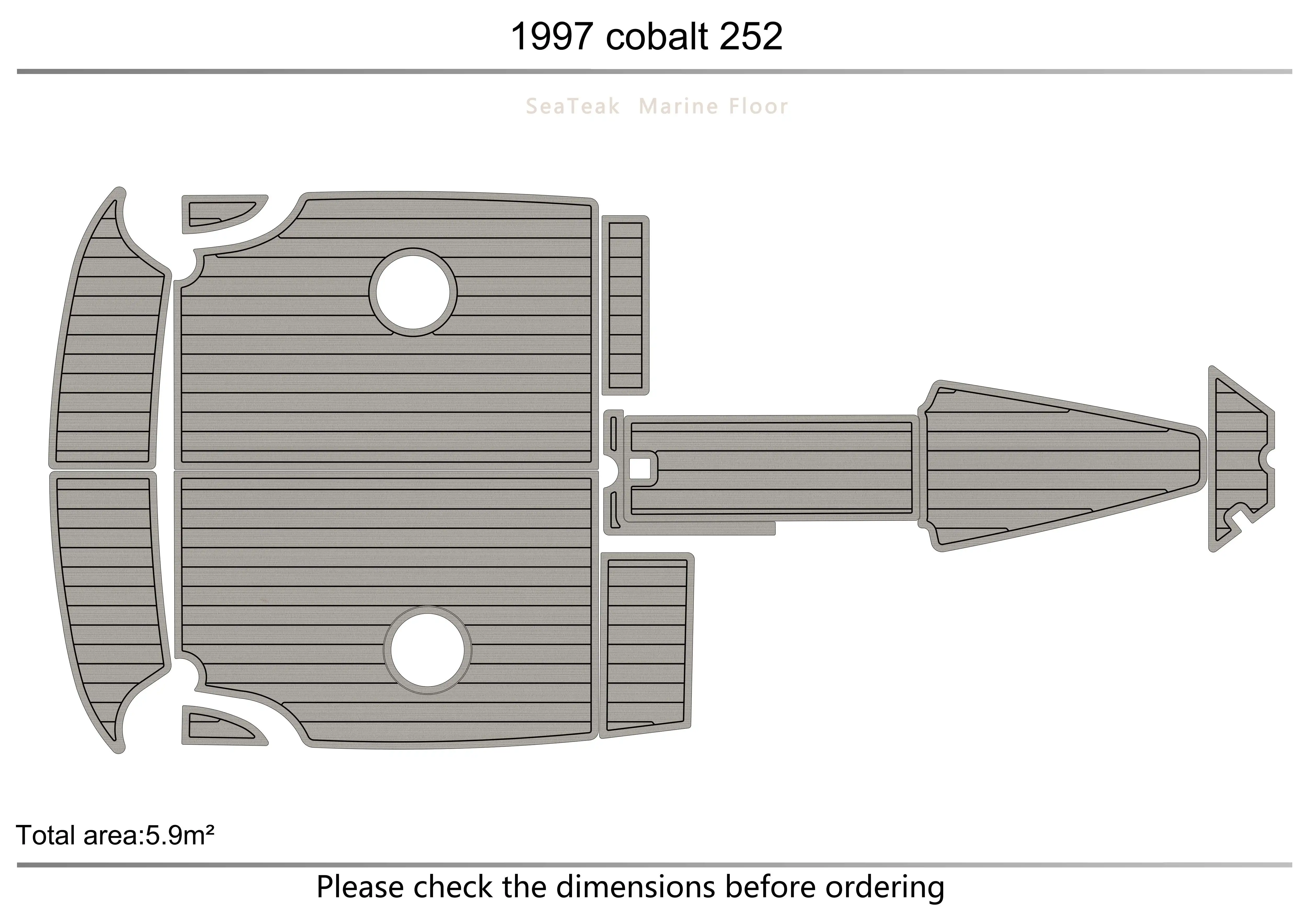 1997 cobalt 252 Cockpit Swimming platform1/4