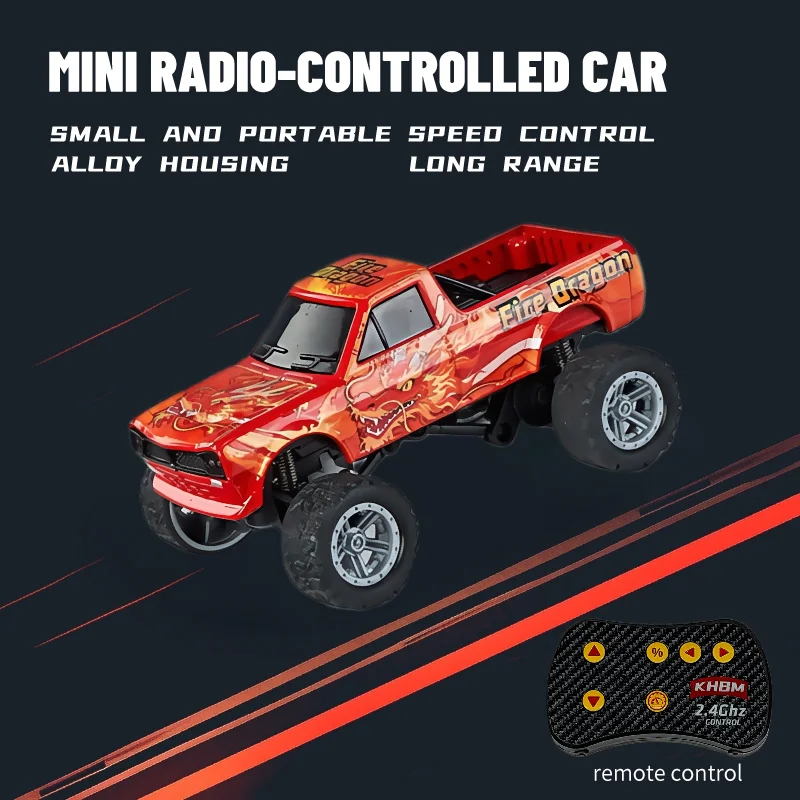 Nieuwe RC Auto MINI Legering 1/64 Afstandsbediening Auto Handig om 60 Minuten Werktijd te dragen Kinderen Geschenken Elektronisch Speelgoed - afbeelding 1
