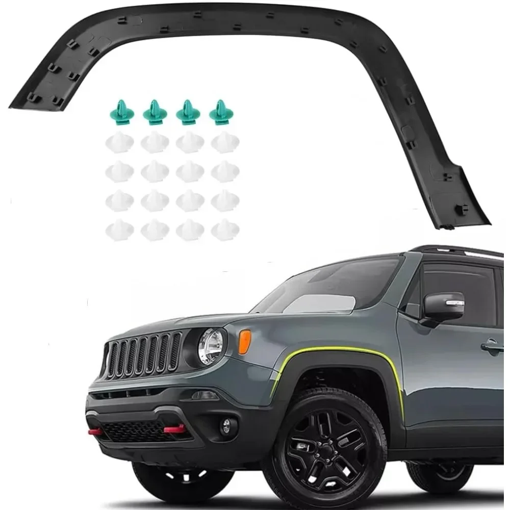 

5XB64LXHAA Car Mud Flaps Front Right Auto Mudflaps Splash Guards Mudguards Dirty Traps Flares Compatible for Renegade 2015-2021