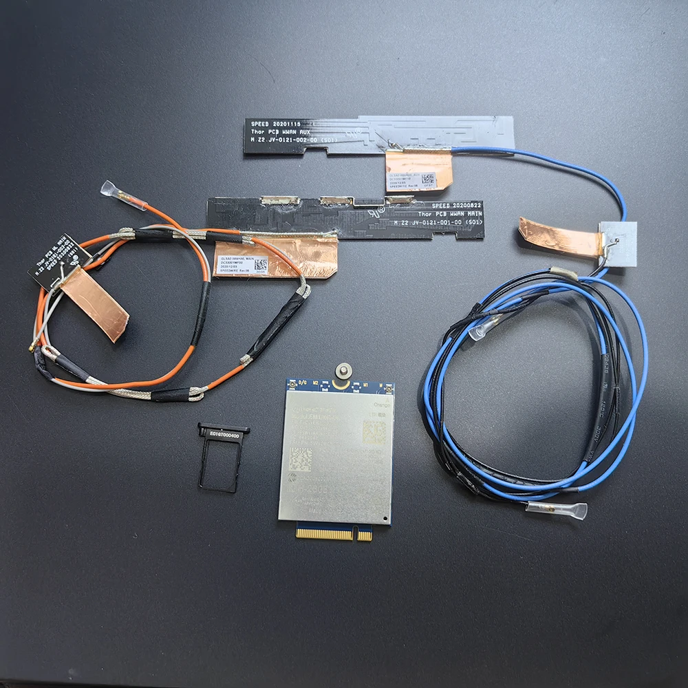 

Quectel EM120R-GL LTE Cat12 Module Kit For Thinkpad P15v T15p Gen2 Laptop 4G WWAN Card Original Antenna SIM Card Tray