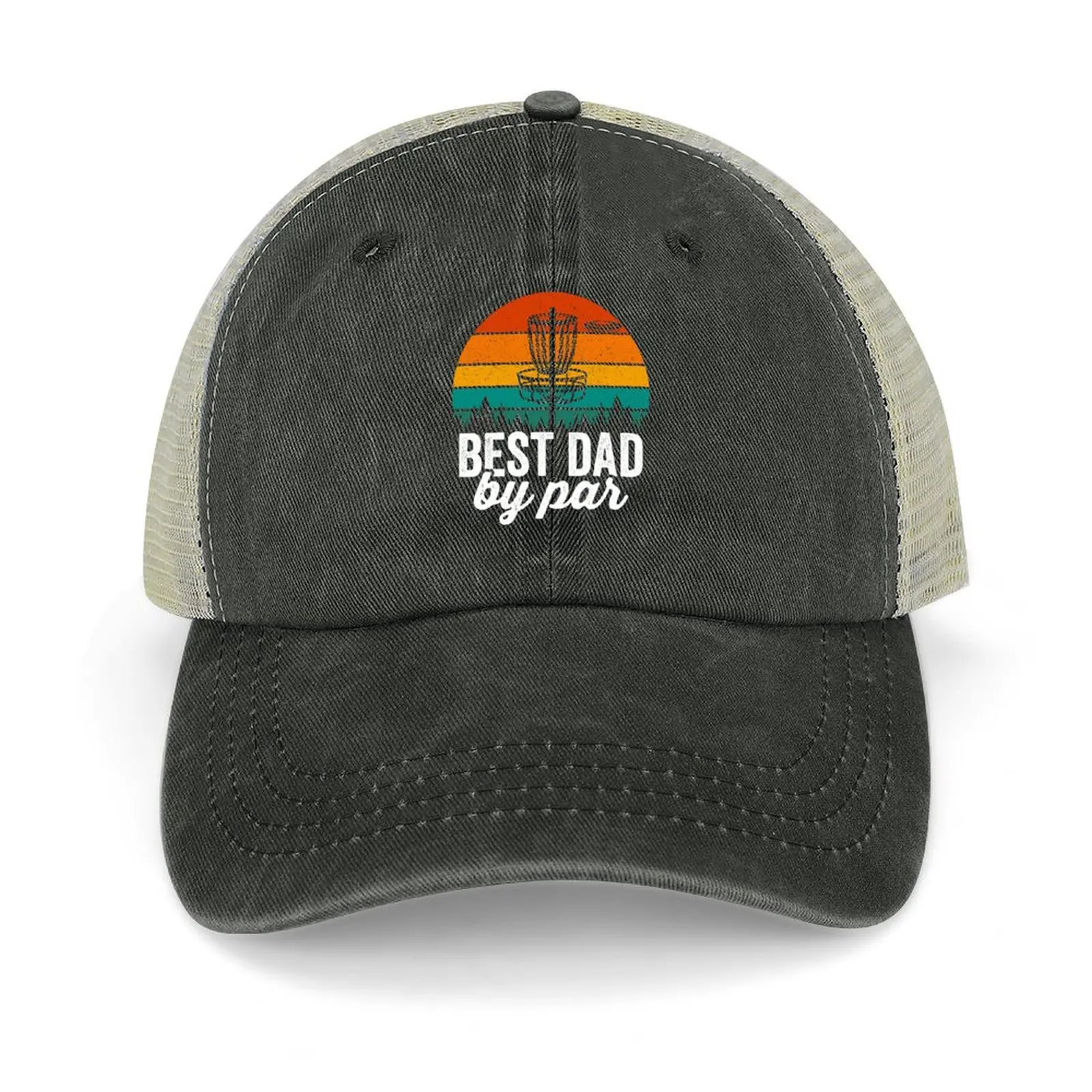 

Best Dad By Par Disc Golf Baseball Cap Unique hats Snap Back Hat Beach Bag Women Beach Fashion Men's