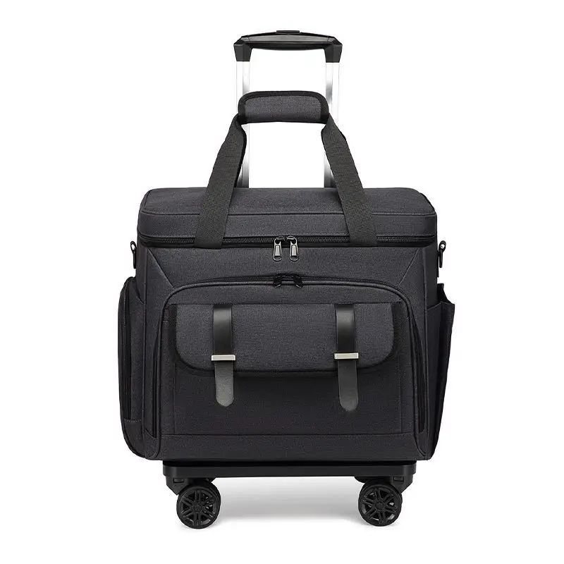 Teacher's kit, large teaching aid storage bag, tie rod with wheel, teacher's special bag for class, light