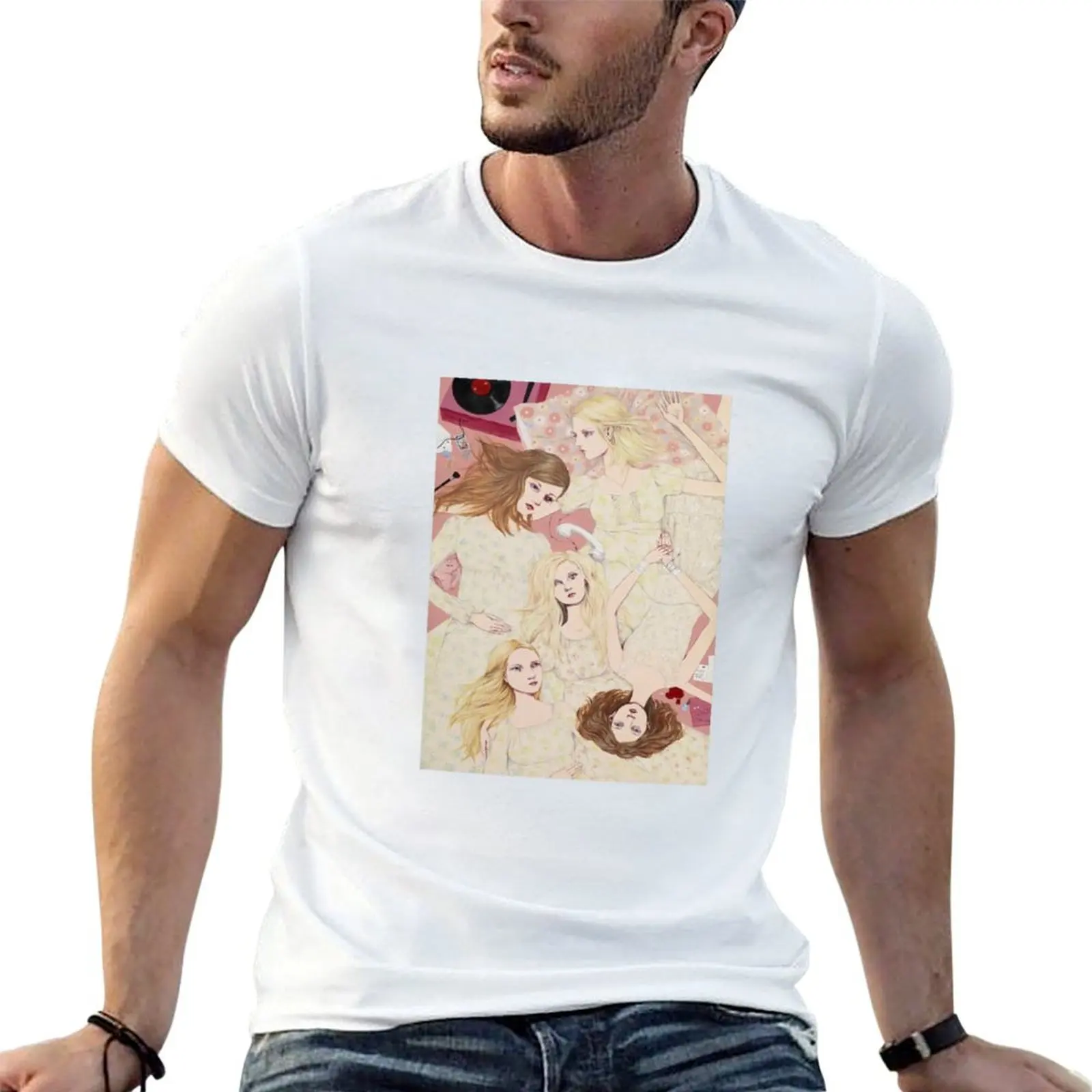 the virgin suicides T-Shirt plus size tops custom shirt tee shirts for men