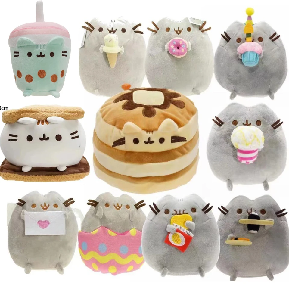 #### HOT 15CM Plush Toy Kawaii Angel Cat Cartoon Plush Fill Animal Doll Potato Chip Ice Cream Pizza Cat Gifts Birthday--