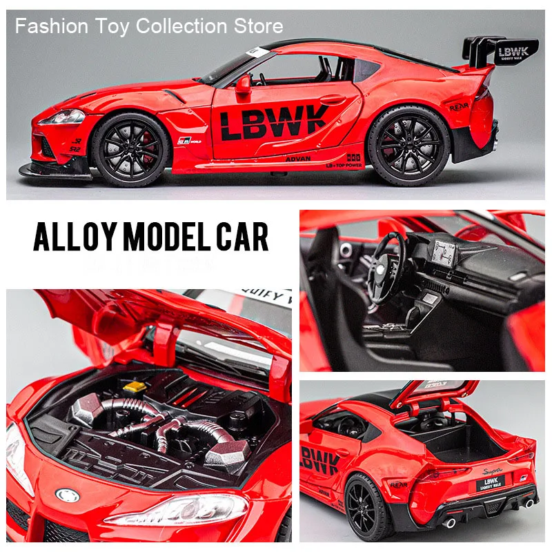 1: 22 TOYUTA LBWK Model High Simulation Diecasts Toy With Sound and Light Pull Back Vehicles Decoration Toys For Kids Gift