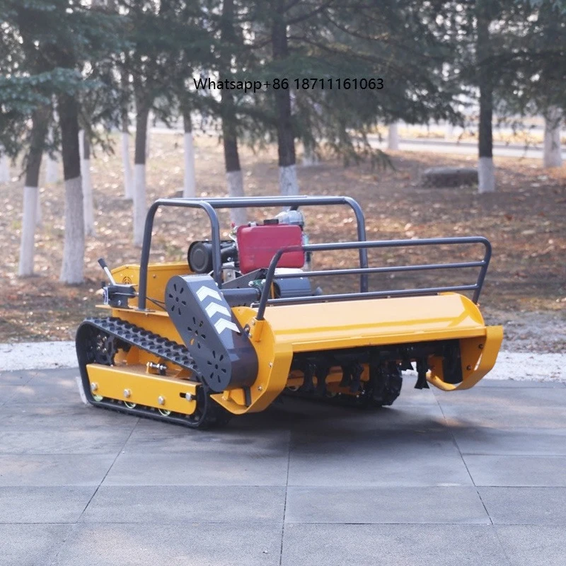 Factory High Quality Shrub Mower with Remote Control CE Approved DIY Petrol Engine Lawn Mowing Robot