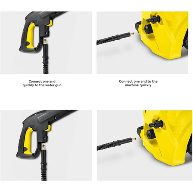 A24P جهاز تنظيف يعمل بالضغط العالي 6 متر خرطوم صرف المجاري ل Karcher K2 K3 تنظيف فوهة خرطوم الأنابيب الأنظف مع المشبك