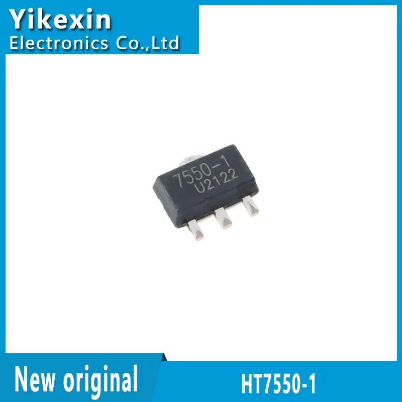 100pcs HT7550-1 SOT89 New Original Low Dropout Linear Voltage Regulator Chip, In Stock Supply