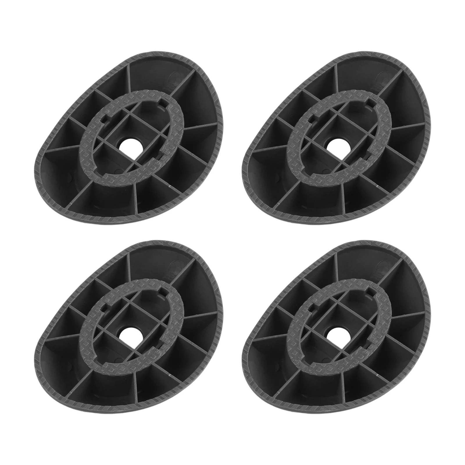 Replacement Footings for Coleman For Power Steel Pool Legs Oval Bottom Compatible with 2022 Brown Models Leg End 4 Pieces