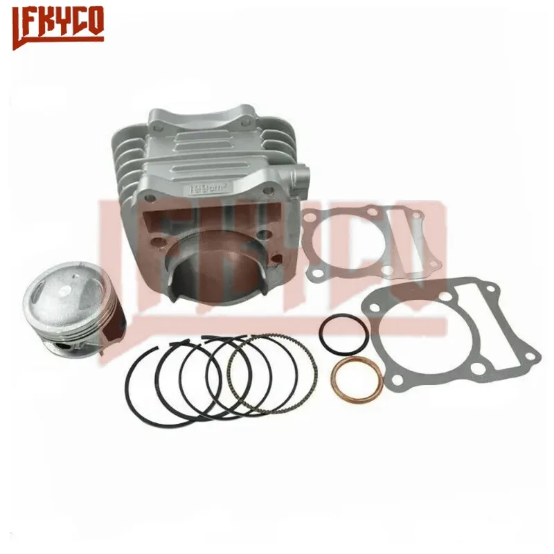 Motorcycle 199cm³ 66mm Cylinder 200CC Engine Piston Kit Motor For Suzuki DR200 GS200 DF200 VAN200 Motoblock ATV Equipment Parts