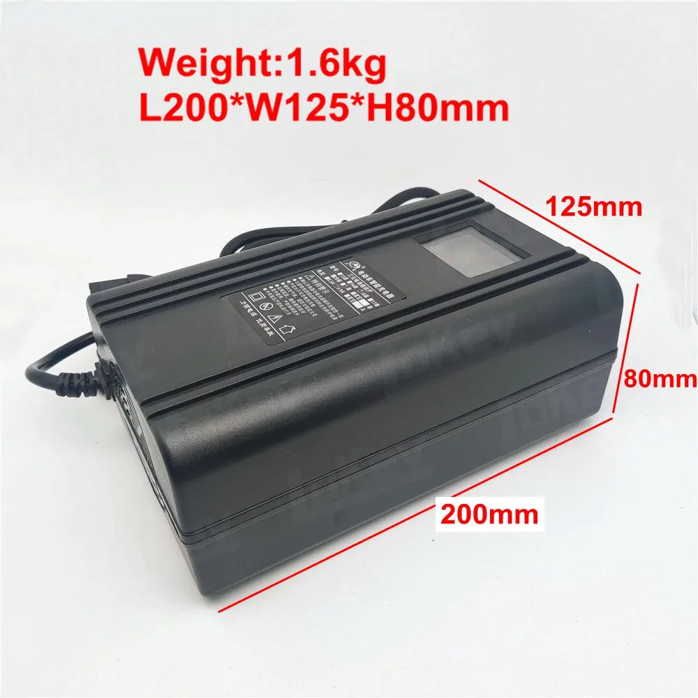48V 60V 72V 6.5A lithium lifepo4 lipo AGM GEL lead acid battery charger aaa 54.6V 58.8V 58.4V 67.2V 71.4V 73V 84V 87.6V cargador
