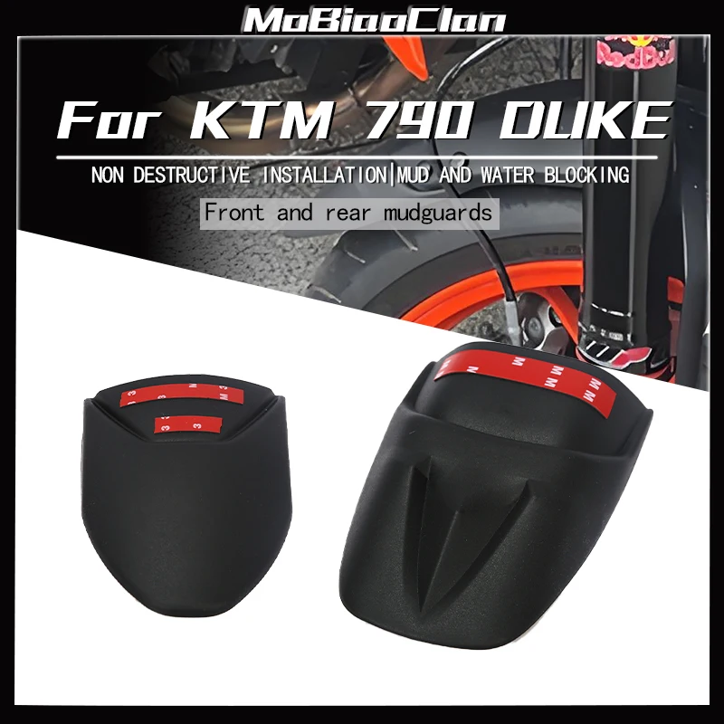 

For KTM DUKE390 DUKE790 Mudguard Fender Rear Extender Extension 2017 2018 2019 2020 2021