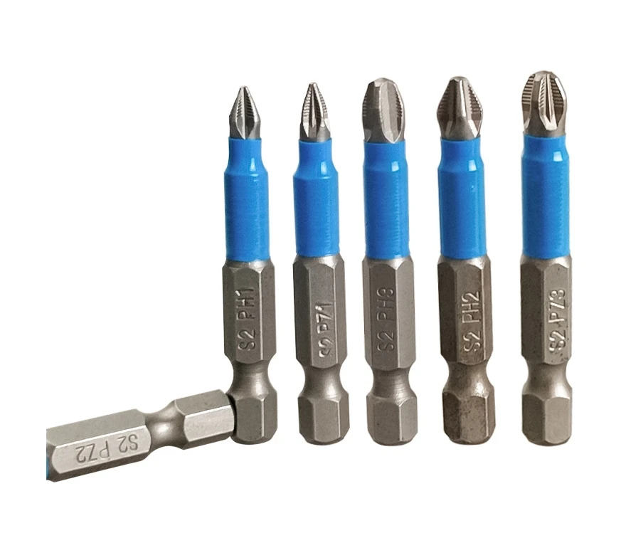 

6 шт. шестиугольная ручка, противоскользящая электрическая отвертка, набор инструментов для деревообработки, крестовая отвертка PH1 PH2 PH3 PZ1 PZ2 PZ3