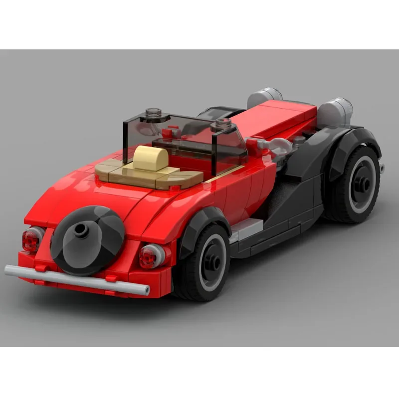 Custom Building Block Model MOC-211851City Popular New 80s Sports Hot Rod Car196Parts Creative Adult Birthday Christmas Toy Gift