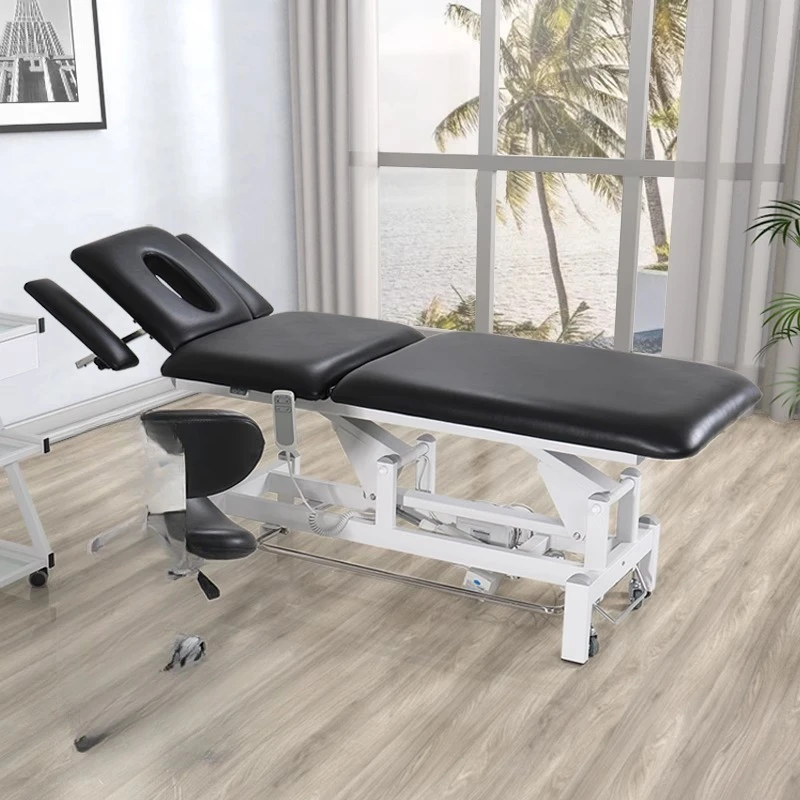 

Physiotherapy Electric Massage Tables Pedicure Beauty Comfort Iron Leg Massage Tables Face PU Leather Furniture Massagetafel MH