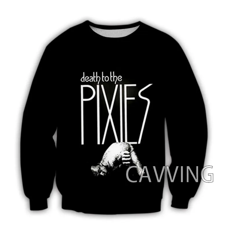 CAVVING 3D Printed  The Pixies Rock  Crewneck Sweatshirts Harajuku Styles Tops Long Sleeve Sweatshirts for Men/women