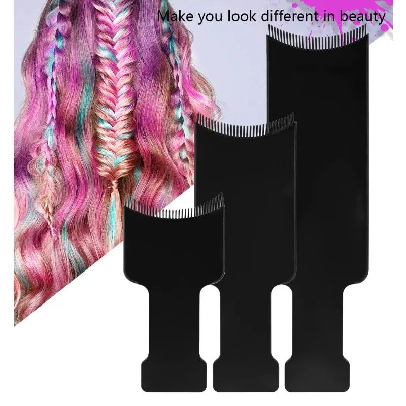 

Профессиональная доска для окрашивания волос, расческа-аппликатор для мелирования, щетка для волос, инструменты для укладки, парикмахерские принадлежности, аксессуары для салонов красоты, 1 шт.