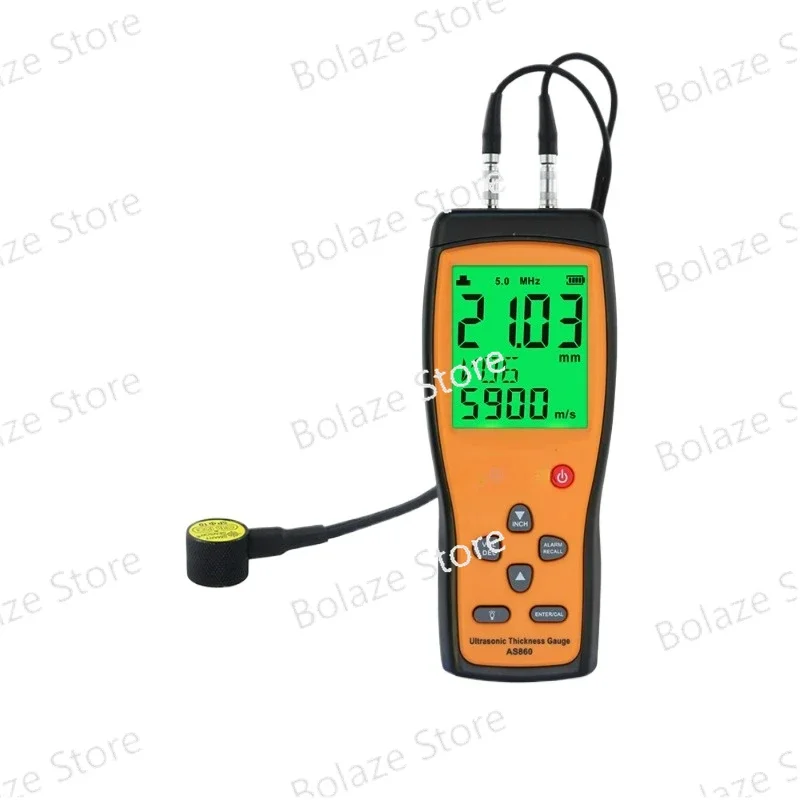 

Ultrasonic Thickness Gauge Metal Pipe Steel Plate Plastic Glass Ceramic High Precision Digital Thickness Gauge