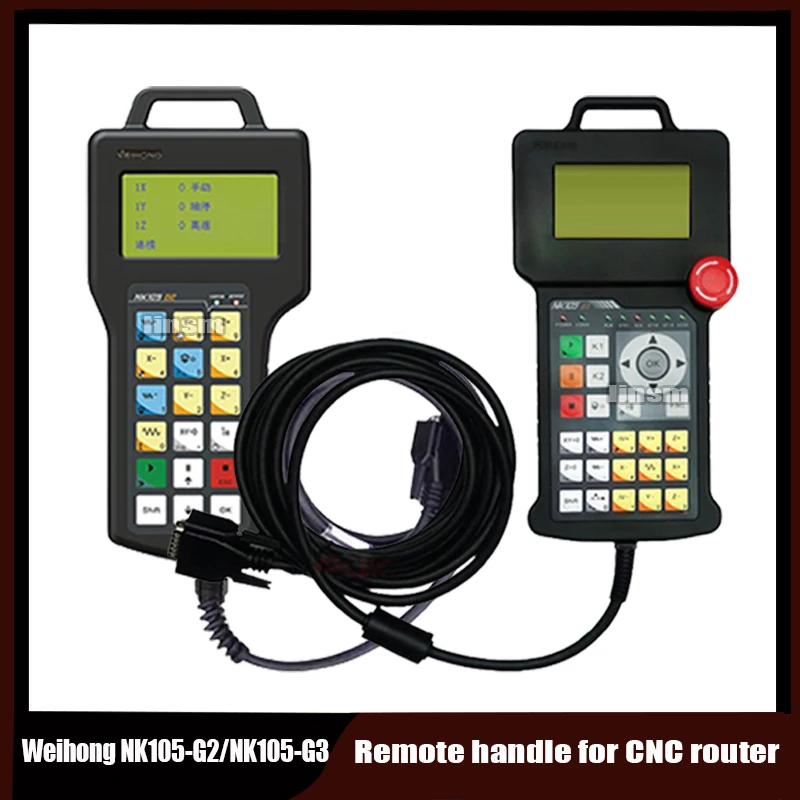 

New Weihong Nk105-g2/nk105-g3 Cnc Dsp Controller 3/4 Axis Motion Control System For Remote Handle Of Cnc Router