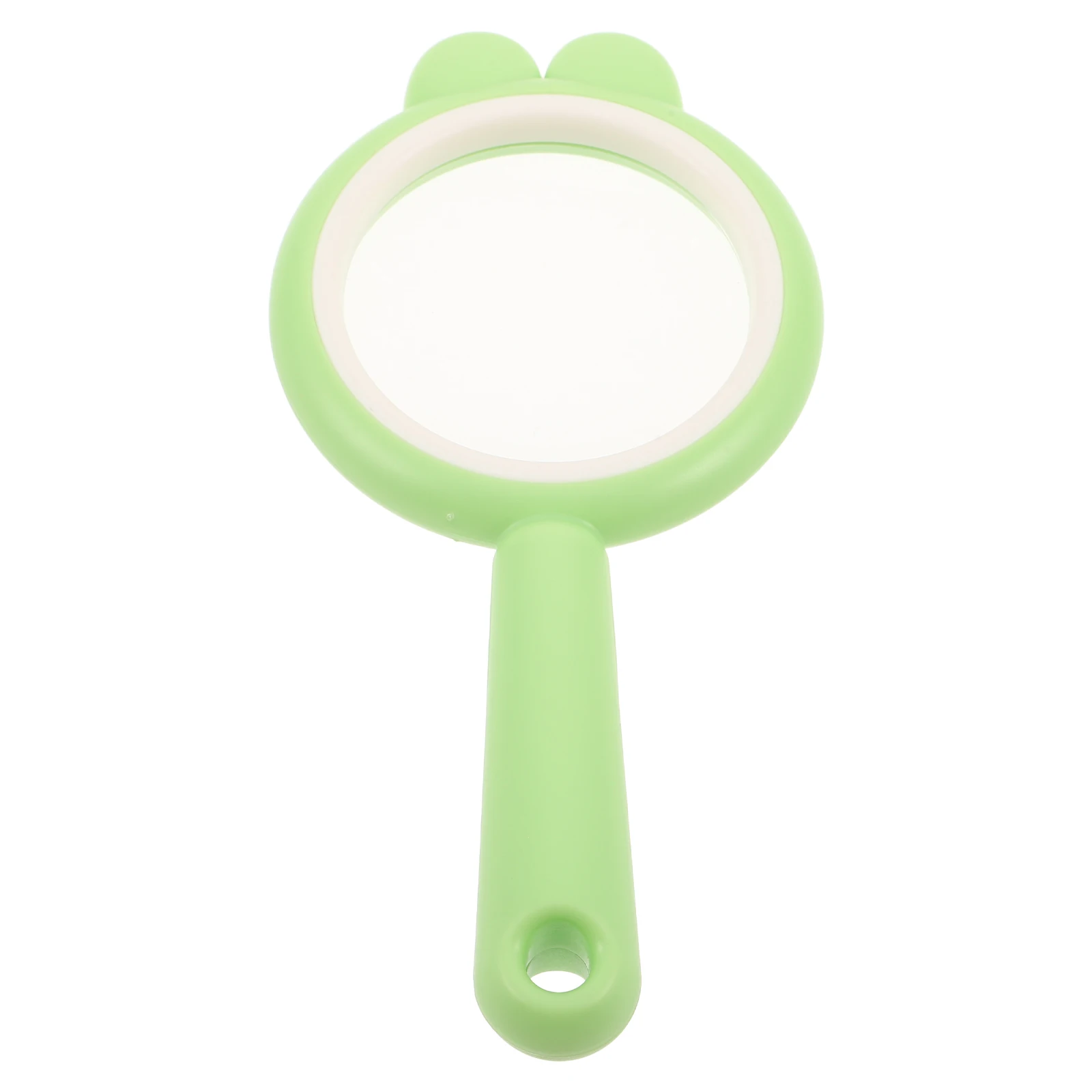 Kids Hand Held Magnifying Glass Unique Cartoon Design Stimulates Curiosity Clear Lens Lightweight Material Durable Construction