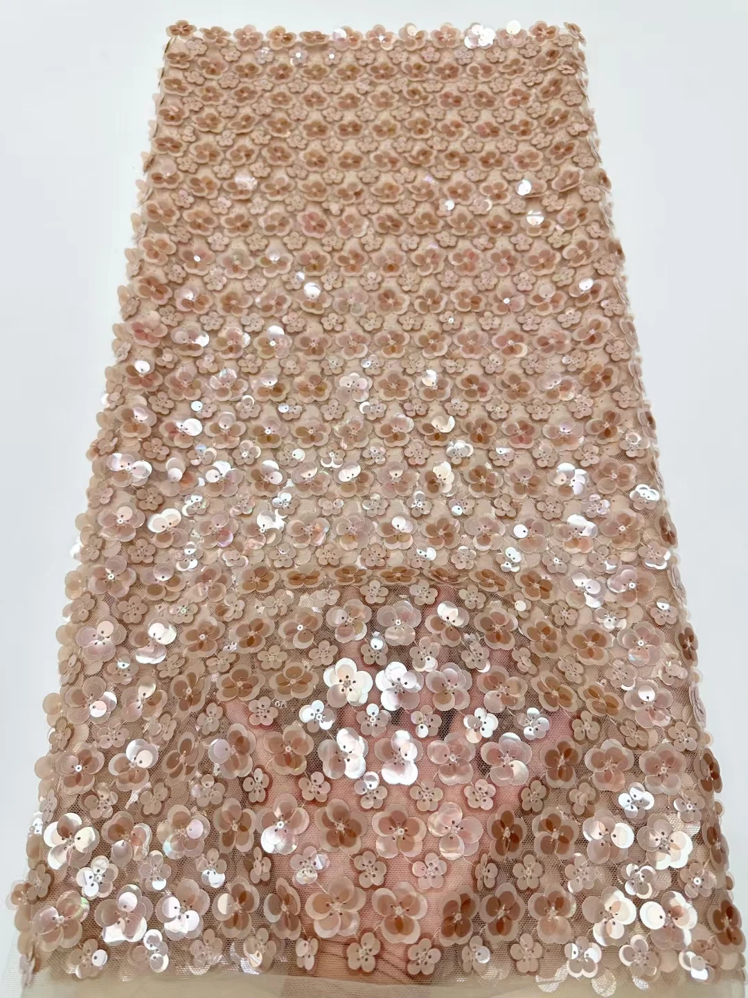 موضة نسيج الدانتيل الأفريقي الترتر تول شبكة التطريز الدانتيل لحفل الزفاف أقمشة الأربطة عالية الجودة فساتين 2025 225T-C