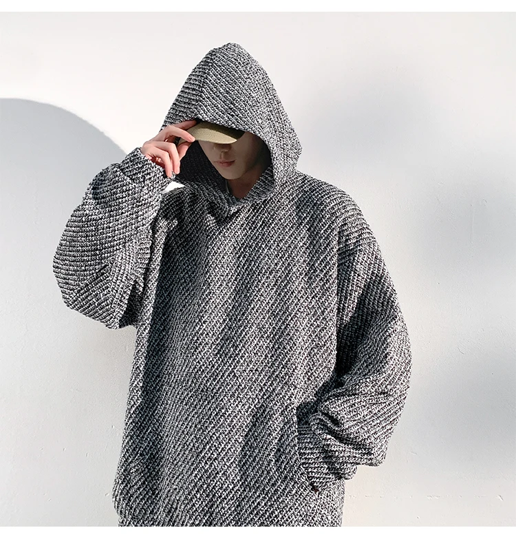 Men's Small Fragrance Chunky Pants Twill Needle Hoodie Men's Harbor Style Plus Size Hoodie