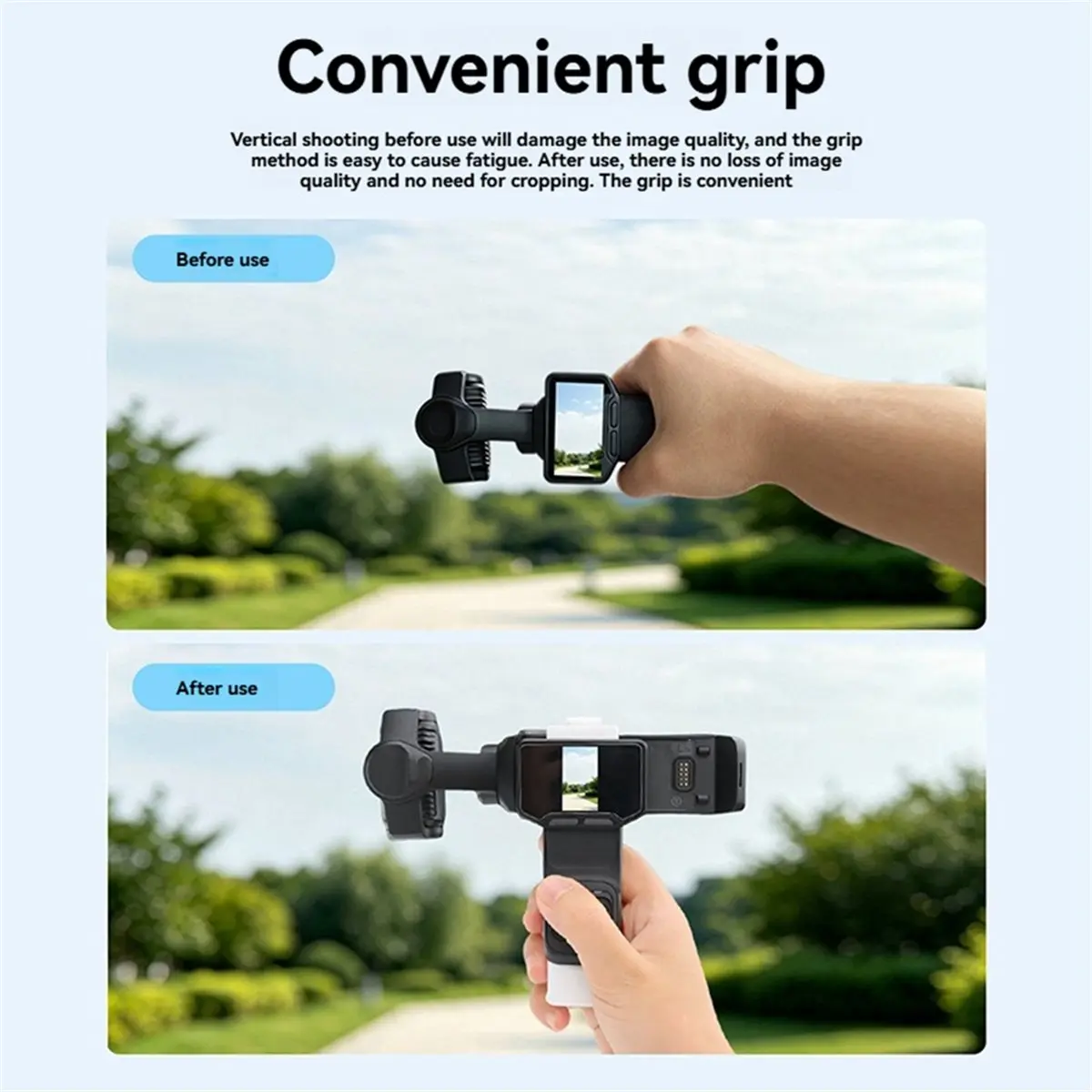 Vertical Bracket for Luna Ultra Lossless Vertical Mount 4K Stabilized Handheld Adapter A