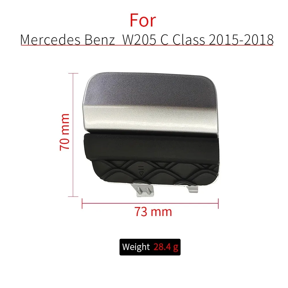 รถด้านหลังฝาครอบกันชนสําหรับ Mercedes Benz C Class W205 C180 C200 C220 C250 C300 2058850256 2015-2018 สีดําสีขาวสีแดง