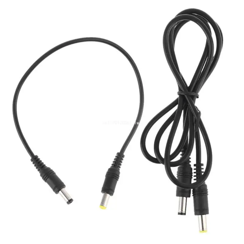 Adaptador 5.5x2.1mm macho para 5.5x2.5mm macho conversor energia alimentação dropship