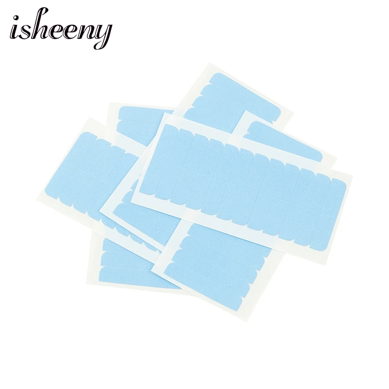 شريط لاصق لاصق لوصلات الشعر ، شريط مزدوج الوجهين ، علامات تبويب زرقاء ، بديل ، مقاوم للماء ، شعر مستعار #5