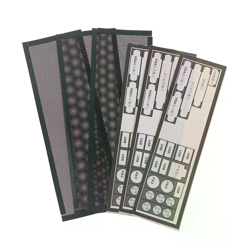 

3Pcs PVC Dust Filter Universal DIY Shield Back Plate For Computer Chassis I/O