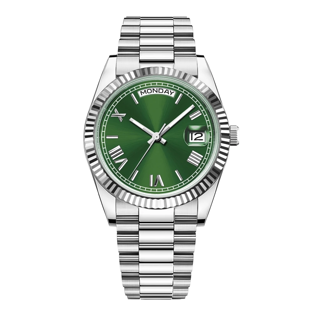 36mm/39mm Saffier Luxe nh36/ST1644 Automatische Mechanische Horloges Kalender waterdicht Mannen Romal wijzerplaat Klok jurk Relojes