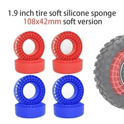 Wodoodporne silikonowe wkładki do opon 108Mm DIY wkładka pianka do opon 1,9 cala do gąsienic 1/10 RC Axial SCX10 Capra TRX4