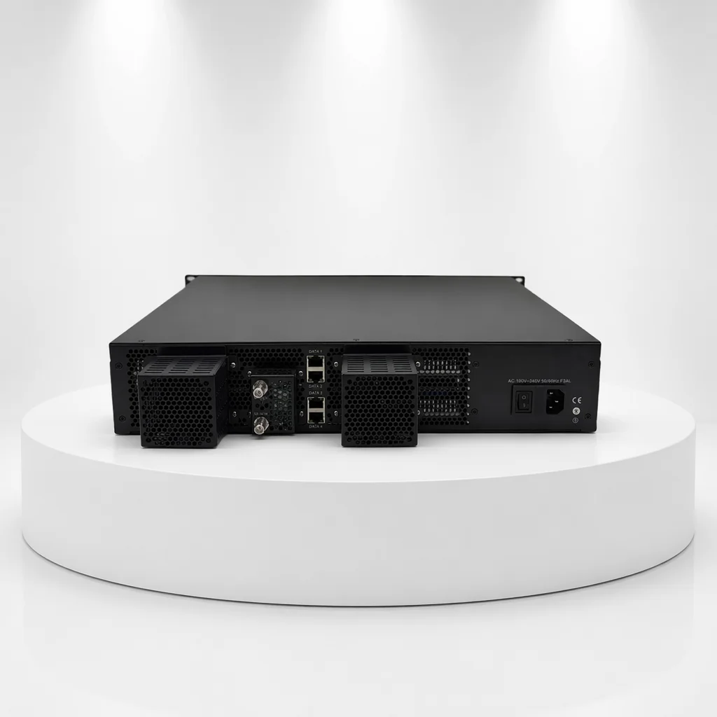 Up 64 IP Over MPTS SPTS to Analog Modulator with Automatic Downscaling to SD Resolution
