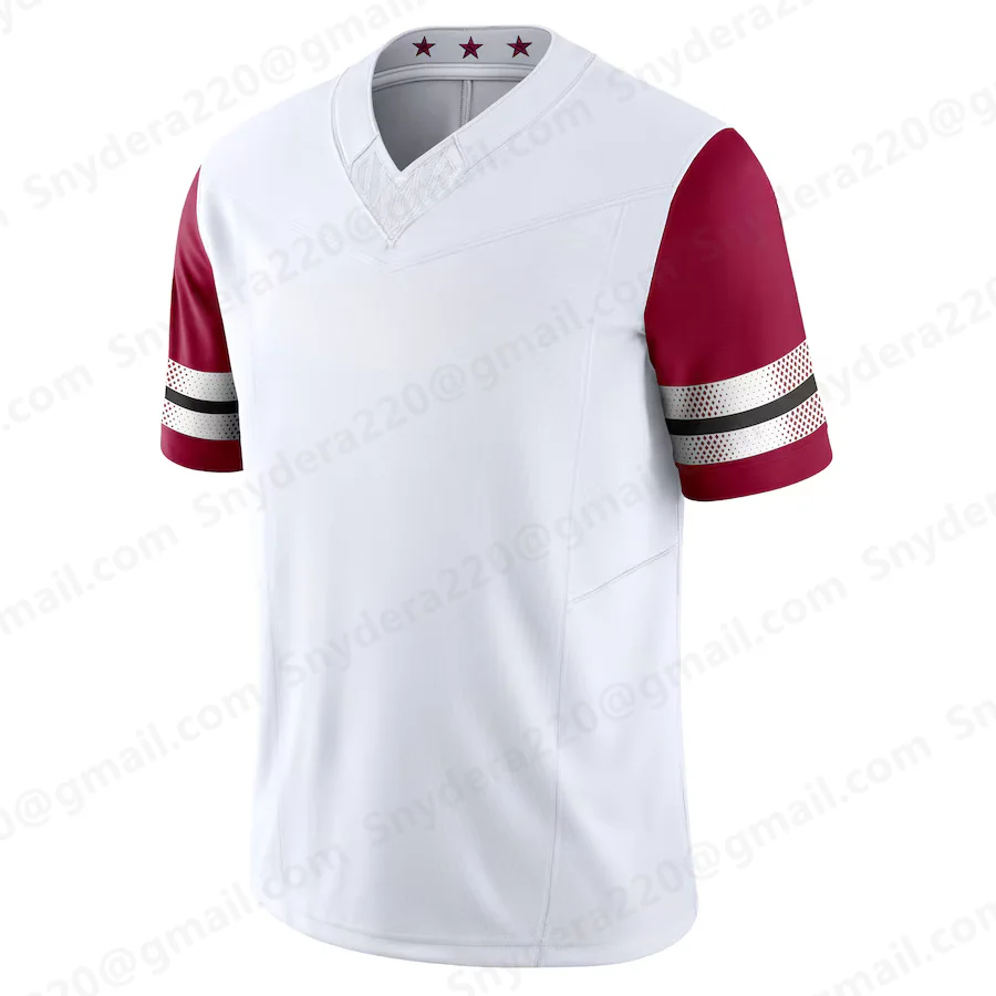 Custom 2024/25 Stitched Letters And Numbers Commanders White Training Jersey Rugby Uniform for Adult&Kid