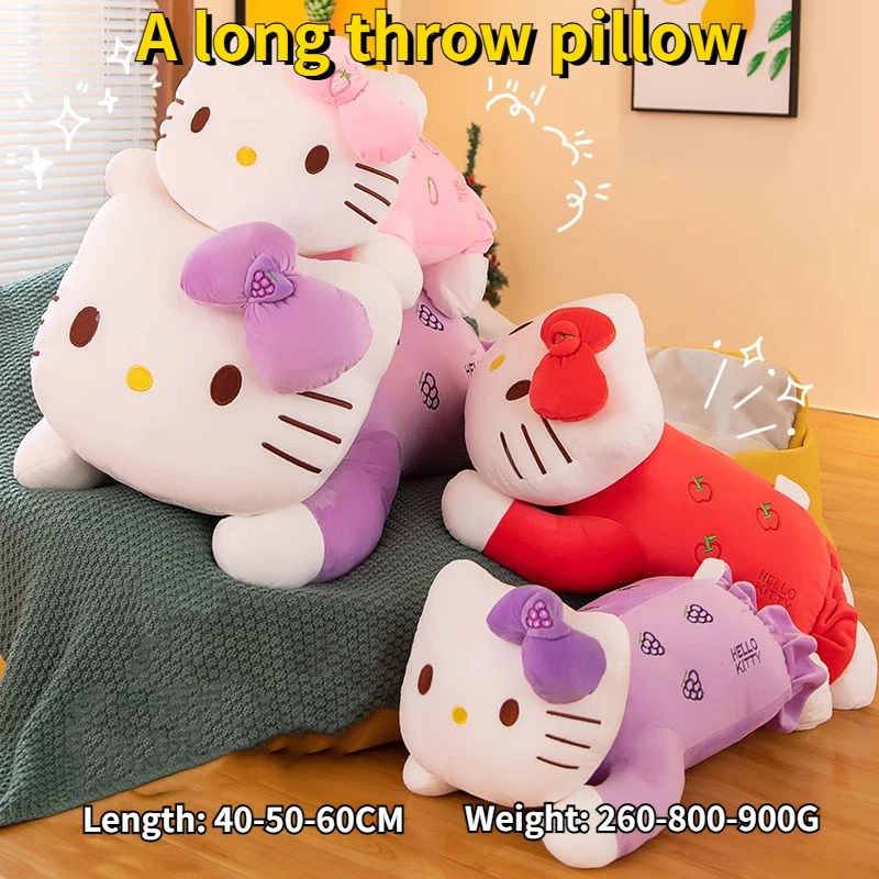 

60cm Sanrio Large size Plush Pillow Cushion Kawaii Anime Hello Kitty Melody Kuromi Cinnamoroll Super Soft Toy Birthday Gift