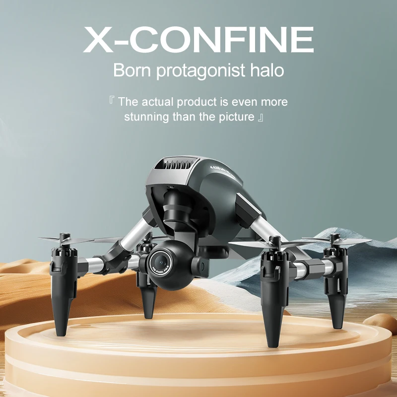 Mini Drone FPV Professional 8K Dual Camera 5G WIFI GPS Height Maintaining Four Sides Obstacle Avoidances Quadcopter Toys